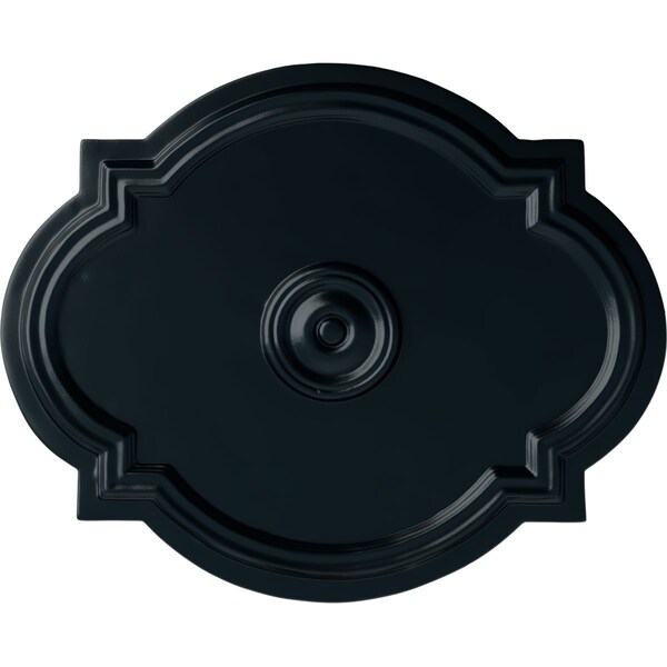 Ekena Millwork Waltz Ceiling Medallion (Fits Canopies up to 4 1/2"), 21 1/4"W x 17 3/8"H x 1"P, Night Shade CM21WANSF - main